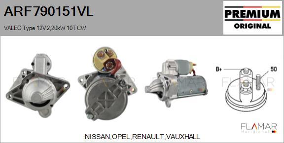 FLAMAR ARF790151VL - Starter car-mod.net