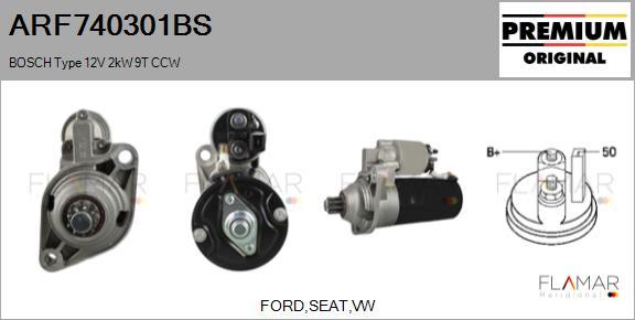 FLAMAR ARF740301BS - Starter car-mod.net