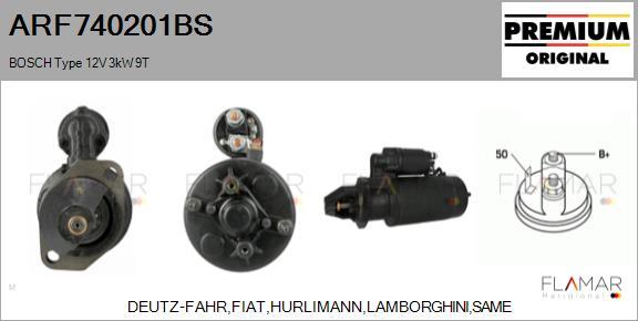 FLAMAR ARF740201BS - Starter car-mod.net