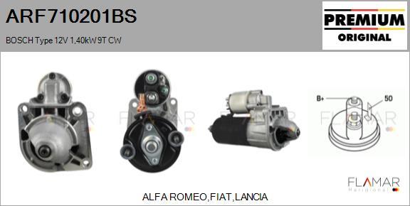 FLAMAR ARF710201BS - Starter car-mod.net
