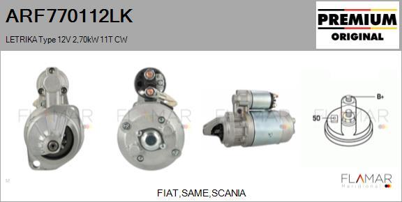 FLAMAR ARF770112LK - Starter car-mod.net