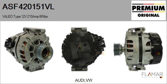 FLAMAR ASF420151VL - Alternator, starter car-mod.net