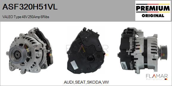 FLAMAR ASF320H51VL - Alternator, starter car-mod.net