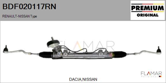 FLAMAR BDF020117RN - Steering Gear car-mod.net
