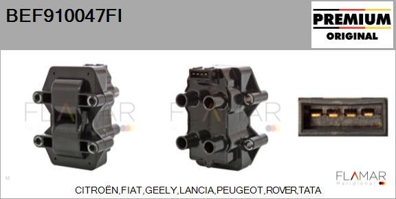 FLAMAR BEF910047FI - Ignition Coil car-mod.net