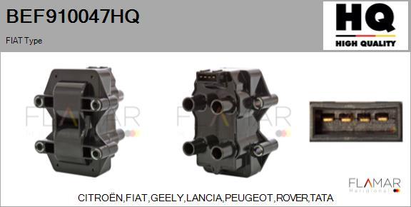 FLAMAR BEF910047HQ - Ignition Coil car-mod.net