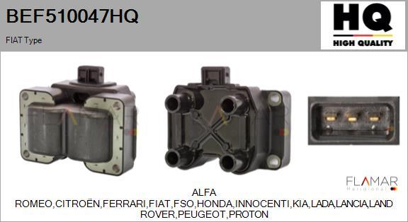 FLAMAR BEF510047HQ - Ignition Coil car-mod.net