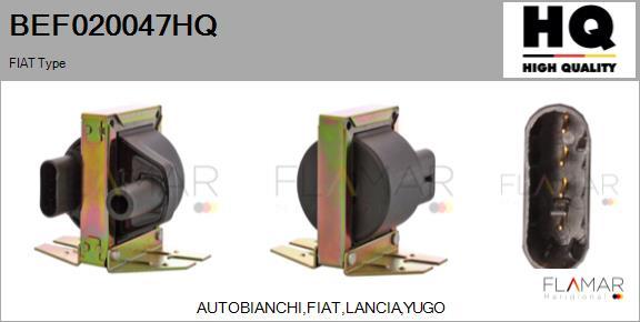 FLAMAR BEF020047HQ - Ignition Coil car-mod.net