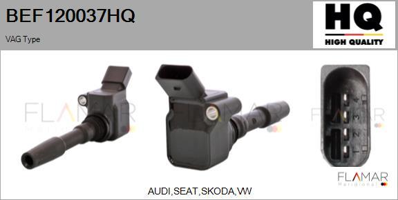 FLAMAR BEF120037HQ - Ignition Coil car-mod.net