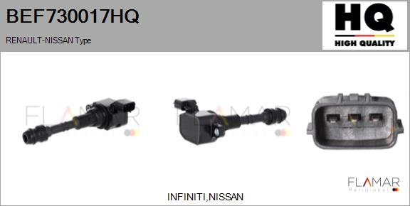 FLAMAR BEF730017HQ - Ignition Coil car-mod.net