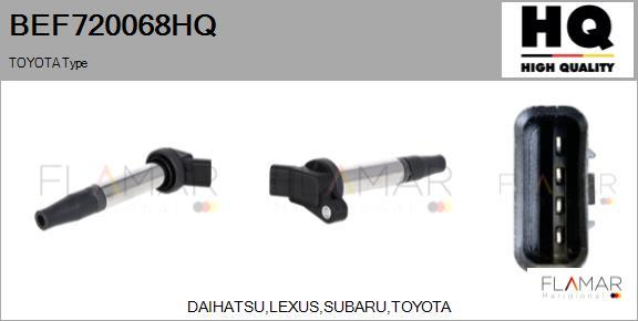 FLAMAR BEF720068HQ - Ignition Coil car-mod.net