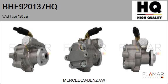 FLAMAR BHF920137HQ - Hydraulic Pump, steering system car-mod.net