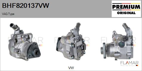 FLAMAR BHF820137VW - Hydraulic Pump, steering system car-mod.net