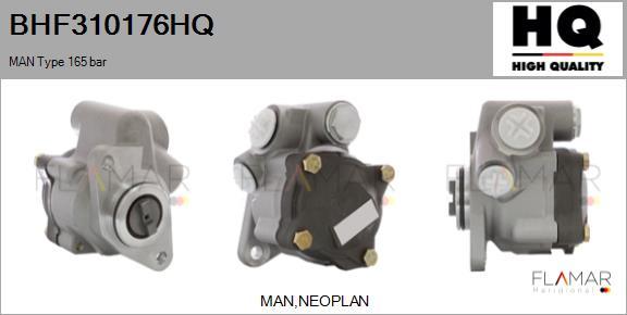 FLAMAR BHF310176HQ - Hydraulic Pump, steering system car-mod.net