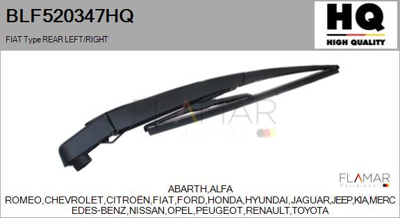 FLAMAR BLF520347HQ - Wiper Arm, window cleaning car-mod.net