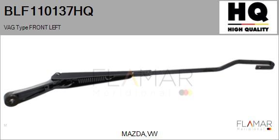 FLAMAR BLF110137HQ - Wiper Arm, window cleaning car-mod.net
