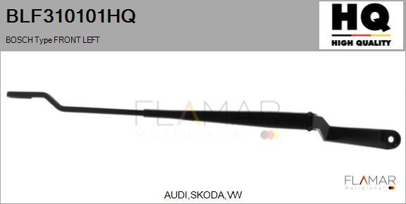 FLAMAR BLF310101HQ - Wiper Arm, window cleaning car-mod.net