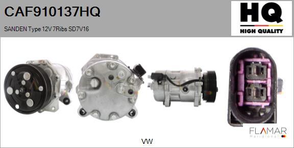 FLAMAR CAF910137HQ - Compressor, air conditioning car-mod.net