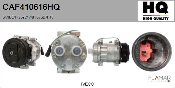 FLAMAR CAF410616HQ - Compressor, air conditioning car-mod.net