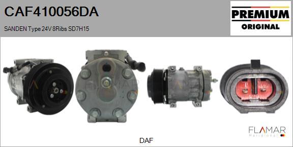 FLAMAR CAF410056DA - Compressor, air conditioning car-mod.net