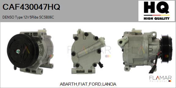 FLAMAR CAF430047HQ - Compressor, air conditioning car-mod.net