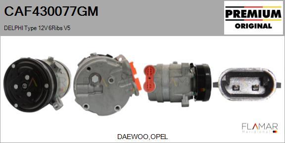 FLAMAR CAF430077GM - Compressor, air conditioning car-mod.net
