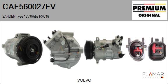 FLAMAR CAF560027FV - Compressor, air conditioning car-mod.net