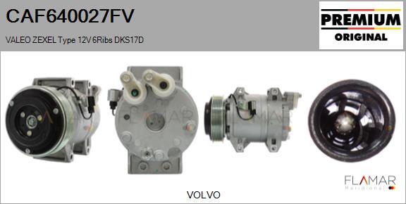 FLAMAR CAF640027FV - Compressor, air conditioning car-mod.net