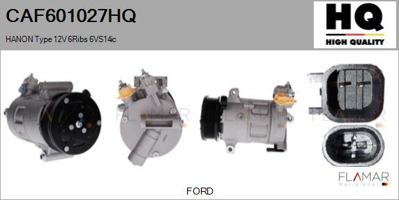FLAMAR CAF601027HQ - Compressor, air conditioning car-mod.net