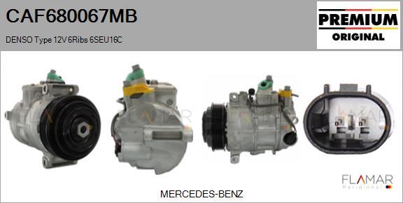 FLAMAR CAF680067MB - Compressor, air conditioning car-mod.net