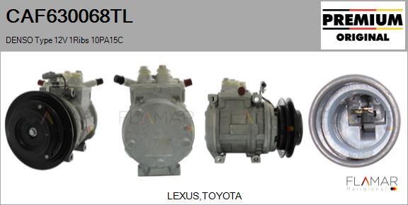 FLAMAR CAF630068TL - Compressor, air conditioning car-mod.net