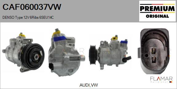 FLAMAR CAF060037VW - Compressor, air conditioning car-mod.net