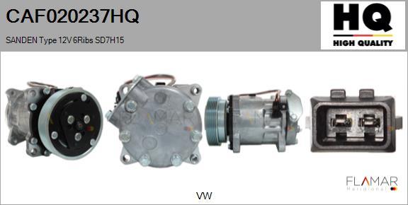 FLAMAR CAF020237HQ - Compressor, air conditioning car-mod.net