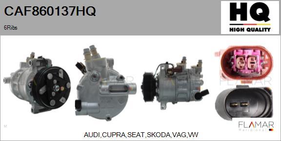 FLAMAR CAF860137HQ - Compressor, air conditioning car-mod.net