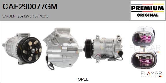 FLAMAR CAF290077GM - Compressor, air conditioning car-mod.net