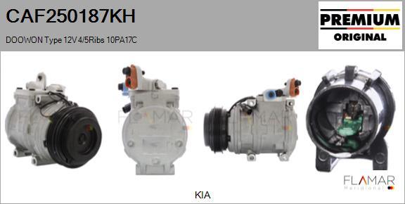 FLAMAR CAF250187KH - Compressor, air conditioning car-mod.net