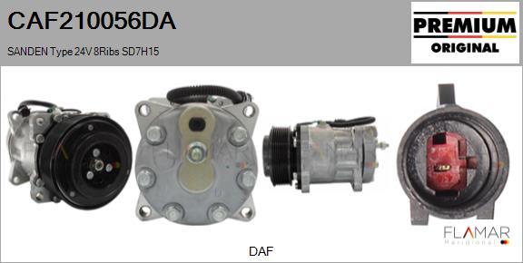 FLAMAR CAF210056DA - Compressor, air conditioning car-mod.net