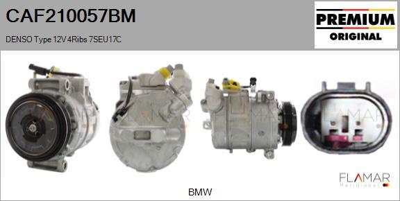 FLAMAR CAF210057BM - Compressor, air conditioning car-mod.net