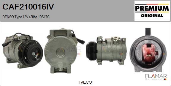 FLAMAR CAF210016IV - Compressor, air conditioning car-mod.net