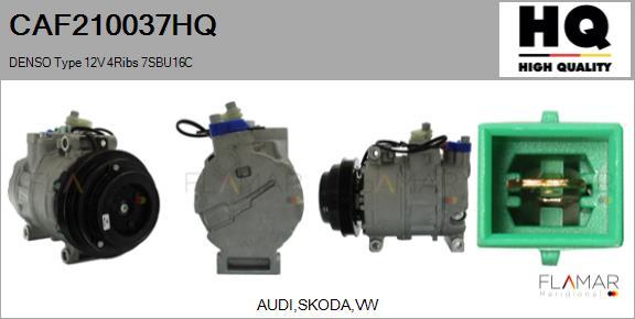 FLAMAR CAF210037HQ - Compressor, air conditioning car-mod.net