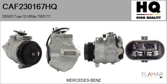 FLAMAR CAF230167HQ - Compressor, air conditioning car-mod.net