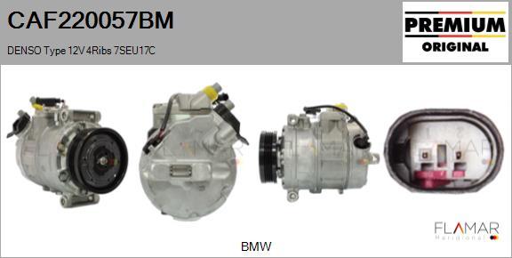 FLAMAR CAF220057BM - Compressor, air conditioning car-mod.net