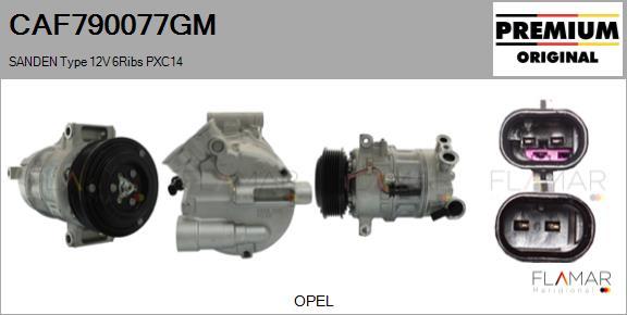 FLAMAR CAF790077GM - Compressor, air conditioning car-mod.net