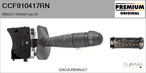 FLAMAR CCF910417RN
 - Steering Column Switch car-mod.net
