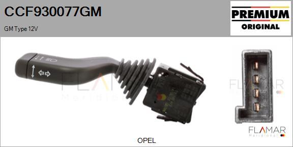 FLAMAR CCF930077GM
 - Steering Column Switch car-mod.net