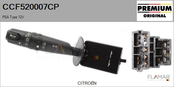 FLAMAR CCF520007CP
 - Steering Column Switch car-mod.net
