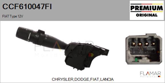 FLAMAR CCF610047FI
 - Steering Column Switch car-mod.net