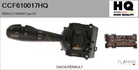 FLAMAR CCF610017HQ
 - Steering Column Switch car-mod.net