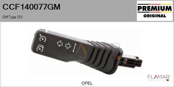 FLAMAR CCF140077GM
 - Steering Column Switch car-mod.net