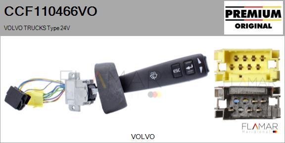 FLAMAR CCF110466VO
 - Steering Column Switch car-mod.net